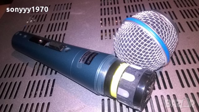 shure beta 58s-жичен-внос швеицария, снимка 2 - Микрофони - 25121457