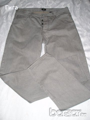 Mъжки сиви дънки/панталон с копчета Н§М, снимка 4 - Панталони - 18255826