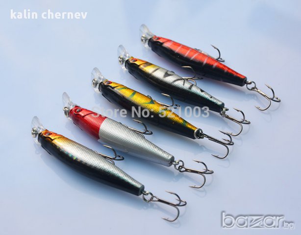 воблери 8.5см 8г 5цвята, снимка 6 - Такъми - 9521452