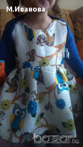 Рокля "Бухалче" 2-3-4-5 години, снимка 16 - Детски рокли и поли - 15021939