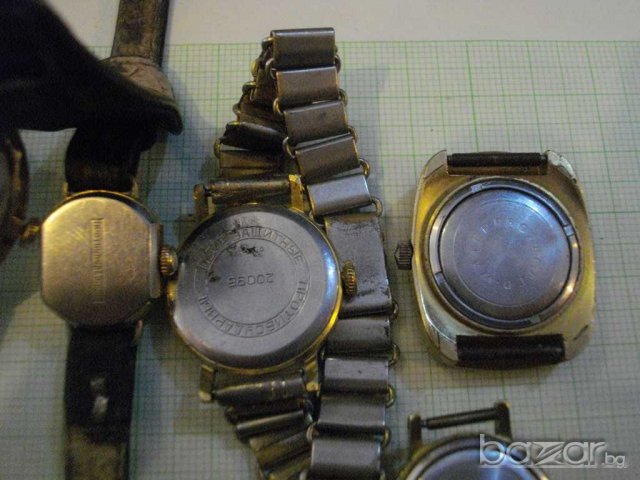 Лот от 8 бр. позлатени ръчни съветски часовника, снимка 5 - Други - 7760267