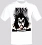 Kiss Rock Band Adult Demon Wig Тениска Мъжка/Дамска S до 2XL