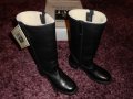 Frye Campus 14G Boots in Black Tumbled Leather, снимка 1