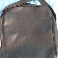 Чанта - черна кожена с дълга дръжка, снимка 2 - Чанти - 25525046