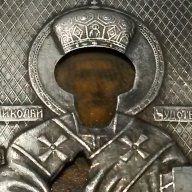 3 бр.Сребърни икони-Царска Русия сребро 84, снимка 7 - Антикварни и старинни предмети - 16289473