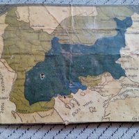 Стара карта на Балканите, снимка 1 - Антикварни и старинни предмети - 22056555