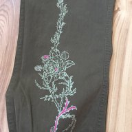 Дамски панталон RIPCURL оригинал, size 36/S, цвят милитъри зелен, много запазен, снимка 5 - Панталони - 17754683