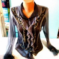 Дамска блуза мрежа Mesh, снимка 1 - Блузи с дълъг ръкав и пуловери - 22057667