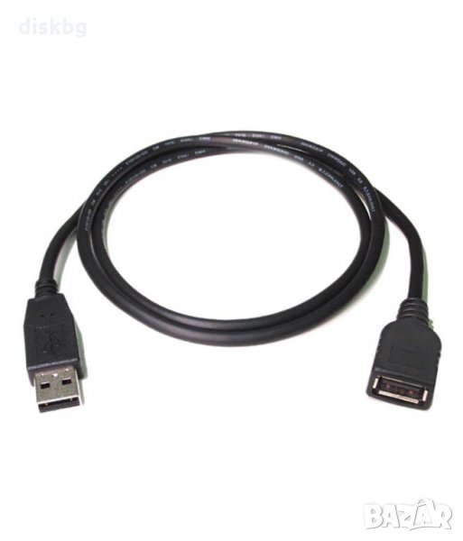 Нов кабел USB M на USB F 1.5метра - удължител, снимка 1