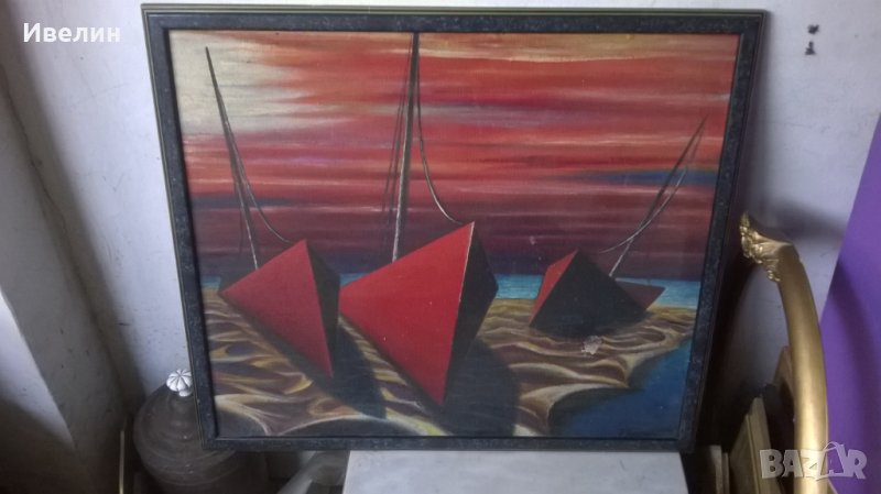 картина-лунна светлина, снимка 1