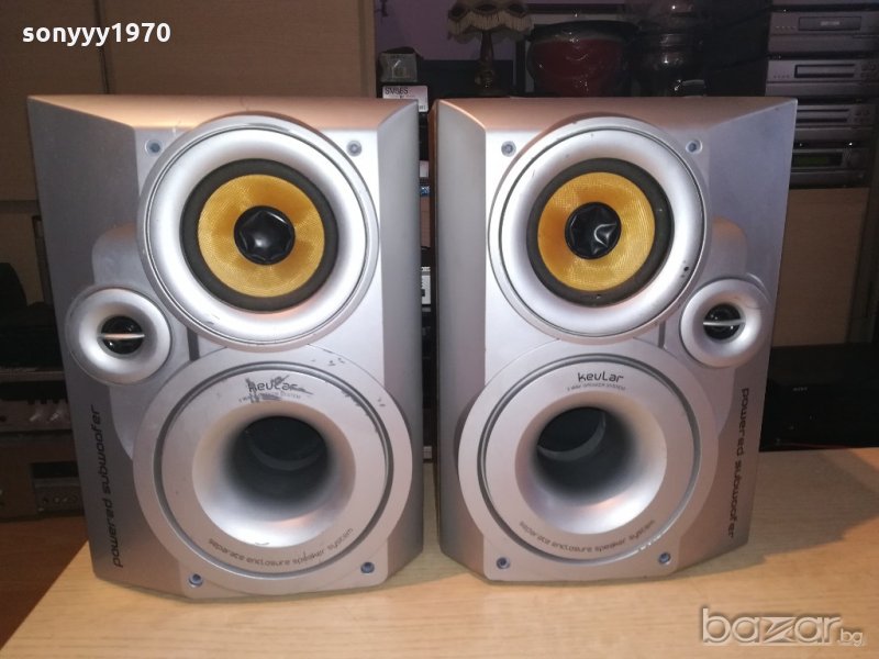 kevlar 3way-with subwoofer-a3500-2x90w/6ohm-внос франция, снимка 1