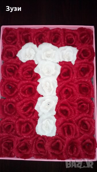 Кутии с хартиени рози, снимка 1