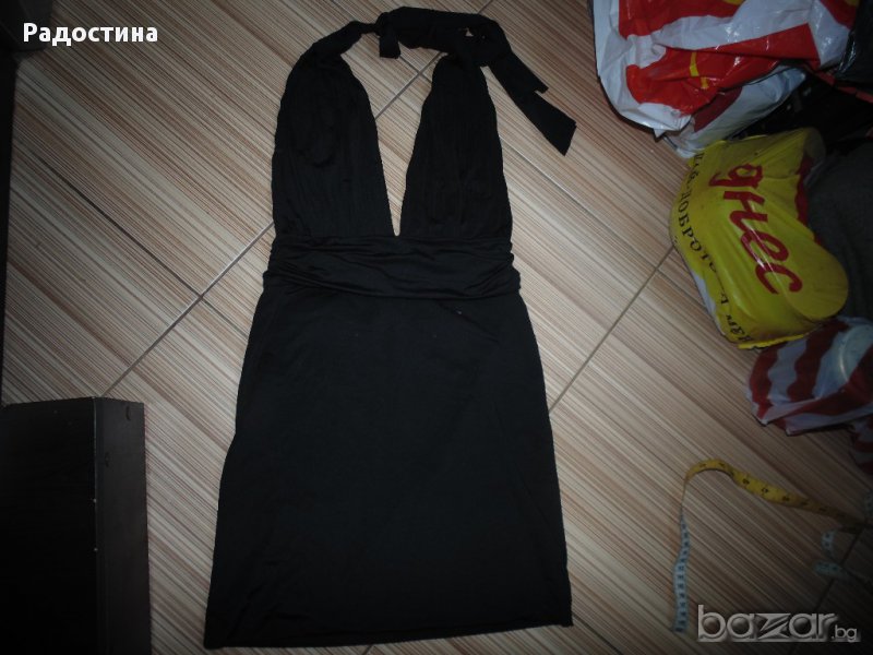 Черна луксозна рокличка- нова, снимка 1