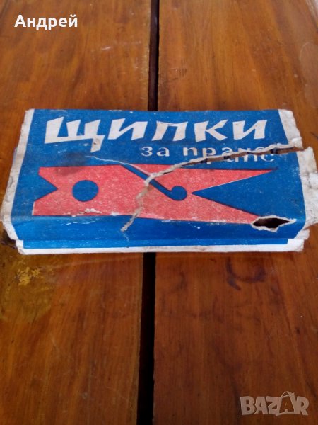 Стари дървени щипки #2, снимка 1