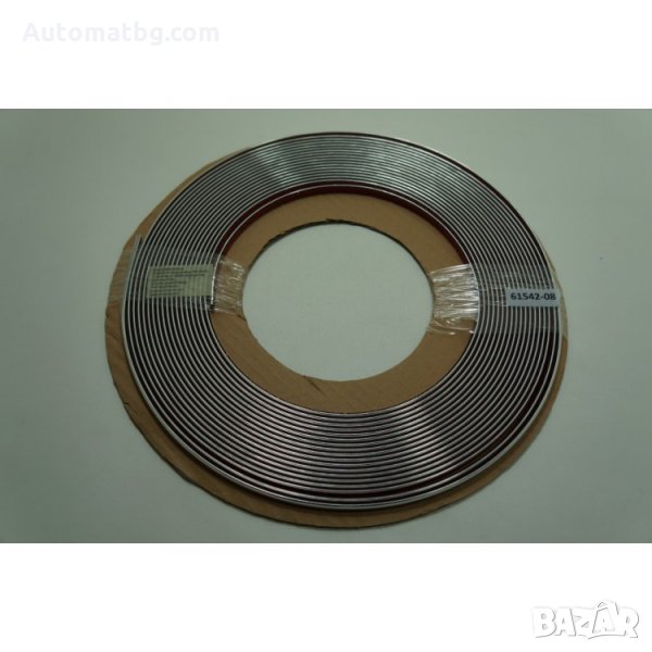 Декоративна лайстна ХРОМ /8мм/, снимка 1