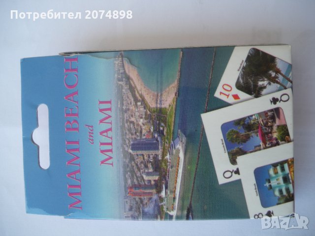 Ново тесте карти за игра с изгледи от Маями, Флорида , снимка 2 - Колекции - 22895054