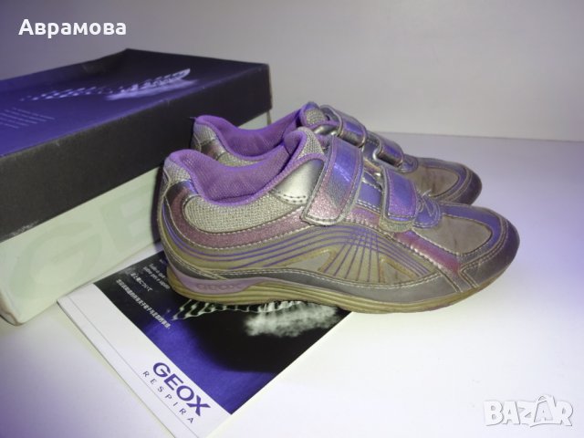 Geox лилави маратонки – 31 номер, 20.6см, снимка 2 - Детски маратонки - 25093052