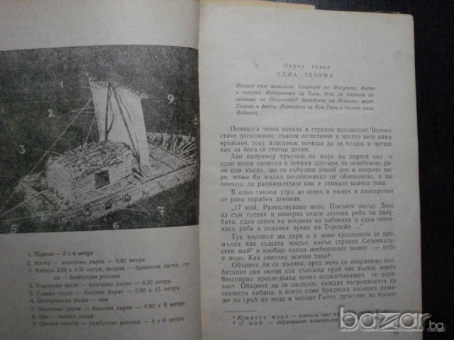 Книга "Кон - Тики - Тор Хейердал" - 260 стр., снимка 4 - Художествена литература - 8056171