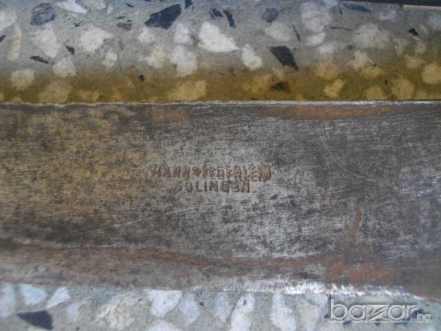 Мачете старо ( MANN * FEDERLEIN SOLINGEN ), снимка 2 - Други ценни предмети - 7834625