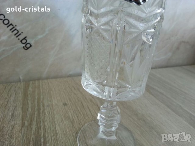 Кристална чаша свещник