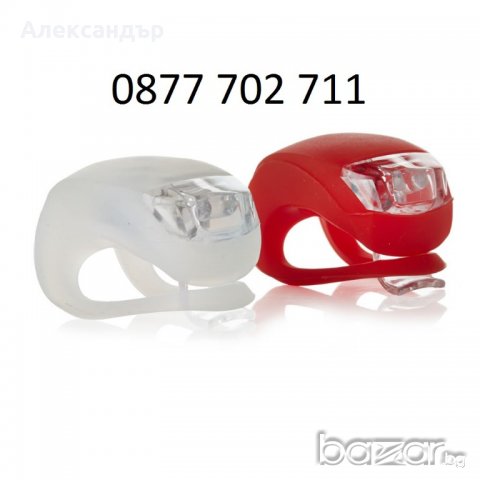 Промо! Фар или стоп други светлини (с батерии) за колело велосипед fар