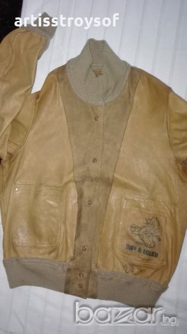 дамско кожено яке, снимка 4 - Якета - 19315359