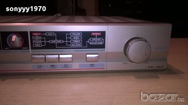 Elbe am-260 stereo amplifier-made in korea-внос швеицария, снимка 6 - Ресийвъри, усилватели, смесителни пултове - 14496950