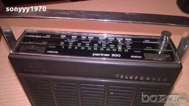 Ретро колекция-telefunken partner 200-внос швеицария, снимка 18 - Ресийвъри, усилватели, смесителни пултове - 15872429