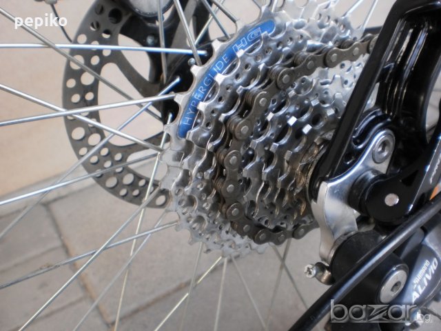 Продавам колела внос от Германия МТВ алуминиев велосипед FLEX 09 26 цола пълен монтаж SHIMANO ALIVIO, снимка 6 - Велосипеди - 20740638