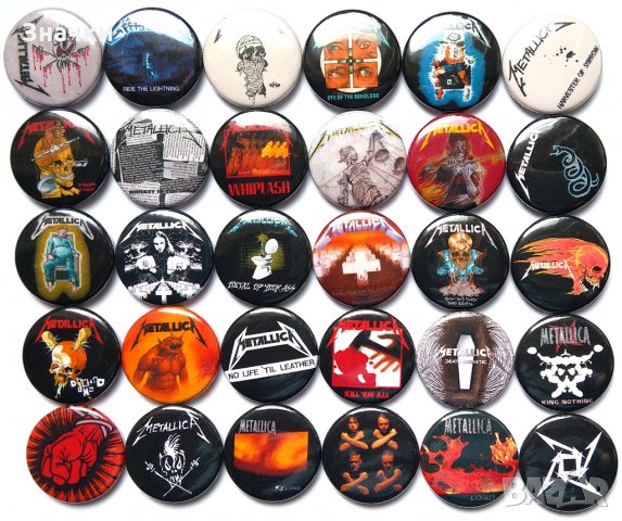 Значки на Metallica