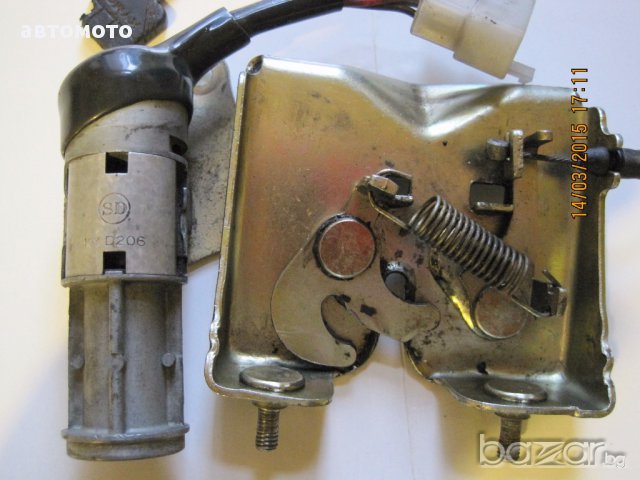 Комплект ключалки-контактен ключ(запалване),ключалка жабка и ключалка, снимка 3 - Мотоциклети и мототехника - 13239849