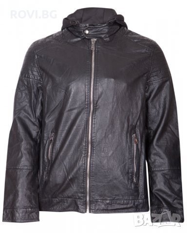 Мъжко кожено яке – 3146 Батал, снимка 2 - Якета - 22710270