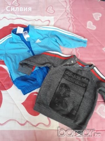 Две горнища на анцунг адидас,размер 80