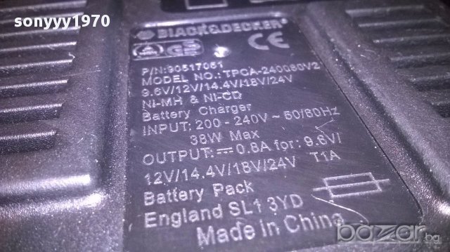 Blаck&decker-charger 9.6/12/14.4/18/24v-внос швеицария, снимка 11 - Други инструменти - 14795021