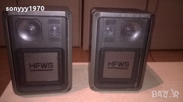 adyson hifi box 2x100w-метални колони-внос холандия-19х14х12см, снимка 2 - Тонколони - 25801776