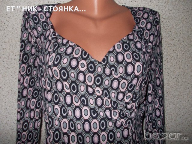 Елегантна блуза с деколте L, р-р, снимка 2 - Блузи с дълъг ръкав и пуловери - 19023195