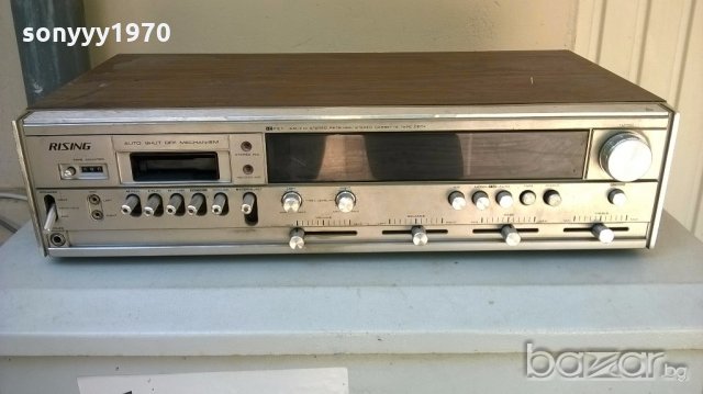 rising str-303-ic fet am/fm stereo receiver/cassette-внос швеицария, снимка 1 - Ресийвъри, усилватели, смесителни пултове - 18238321