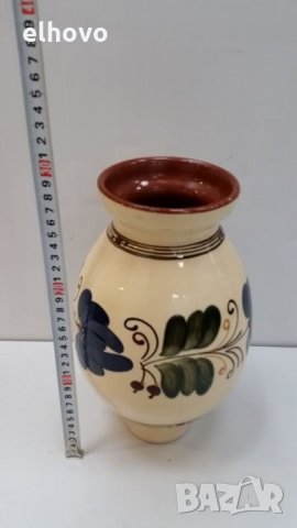 Стара керамична ваза, снимка 1 - Вази - 26147871