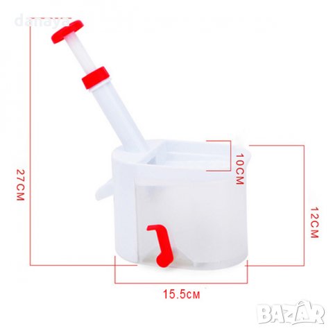 946 Машинка за вадене на костилки от череши маслини вишни костилковадачка, снимка 11 - Прибори за хранене, готвене и сервиране - 25520926