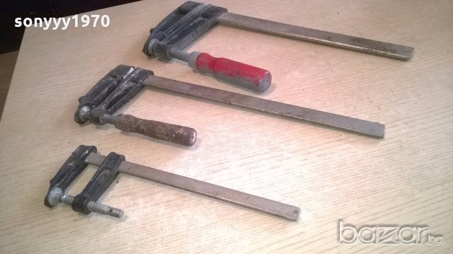 стеги-3бр-внос франция-38х18см+37х12см+26х9см, снимка 2 - Други инструменти - 19920220