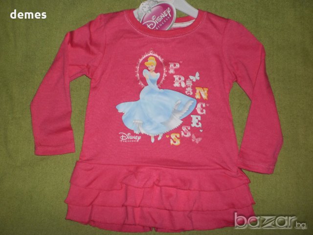     Детска рокля с дълъг ръкав Disney с Принцесите за 18-24 месеца, нова, снимка 7 - Бебешки рокли - 16780677