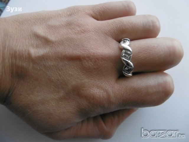 ''ТОКАШ'' Сребърен дамски  пръстен с цирконий  - сребро 925 , снимка 3 - Пръстени - 15950845