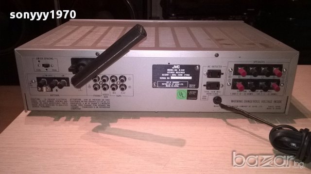 Jvc r-x40 stereo receiver 120v/60hz japan-внос швеицария, снимка 9 - Ресийвъри, усилватели, смесителни пултове - 15714043
