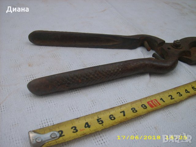 стара лозарска ножица, снимка 5 - Антикварни и старинни предмети - 22615309