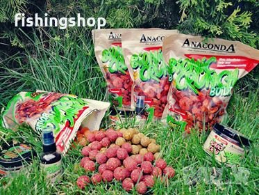 Протеинови топчета – Anaconda Bionic Crunch Boilie 20mm – Fire Tuna, снимка 4 - Стръв и захранки - 21566088
