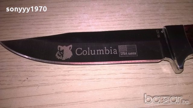 columbia 24см-здрав красив и стилен нож, снимка 8 - Ножове - 19215021