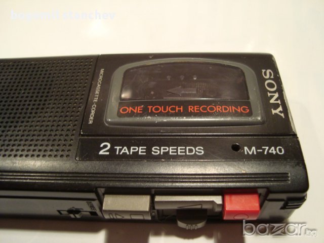 Уникат СОНИ М-740  Мини/шпионски/ рекордер с 2 бр. касети, снимка 1 - Радиокасетофони, транзистори - 17939110