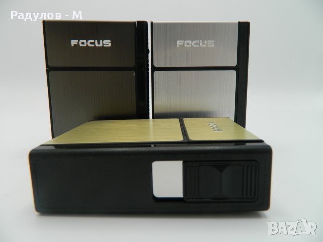 Кутия за цигари с usb - запалка / 6399