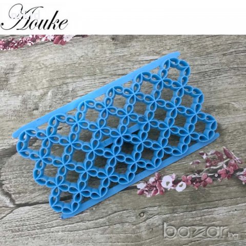 детелинки мрежа ограда решетка щампа за украса и декор на торти фондан борд