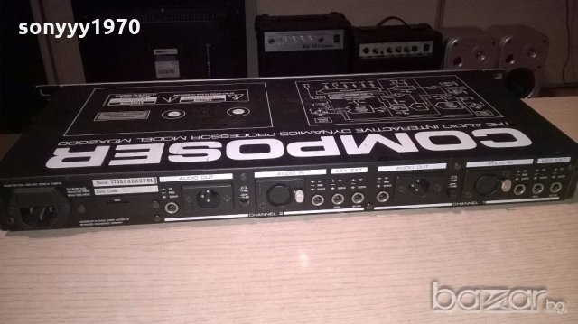 behringer mdx 2000 composer-внос швеицария, снимка 4 - Ресийвъри, усилватели, смесителни пултове - 19706739